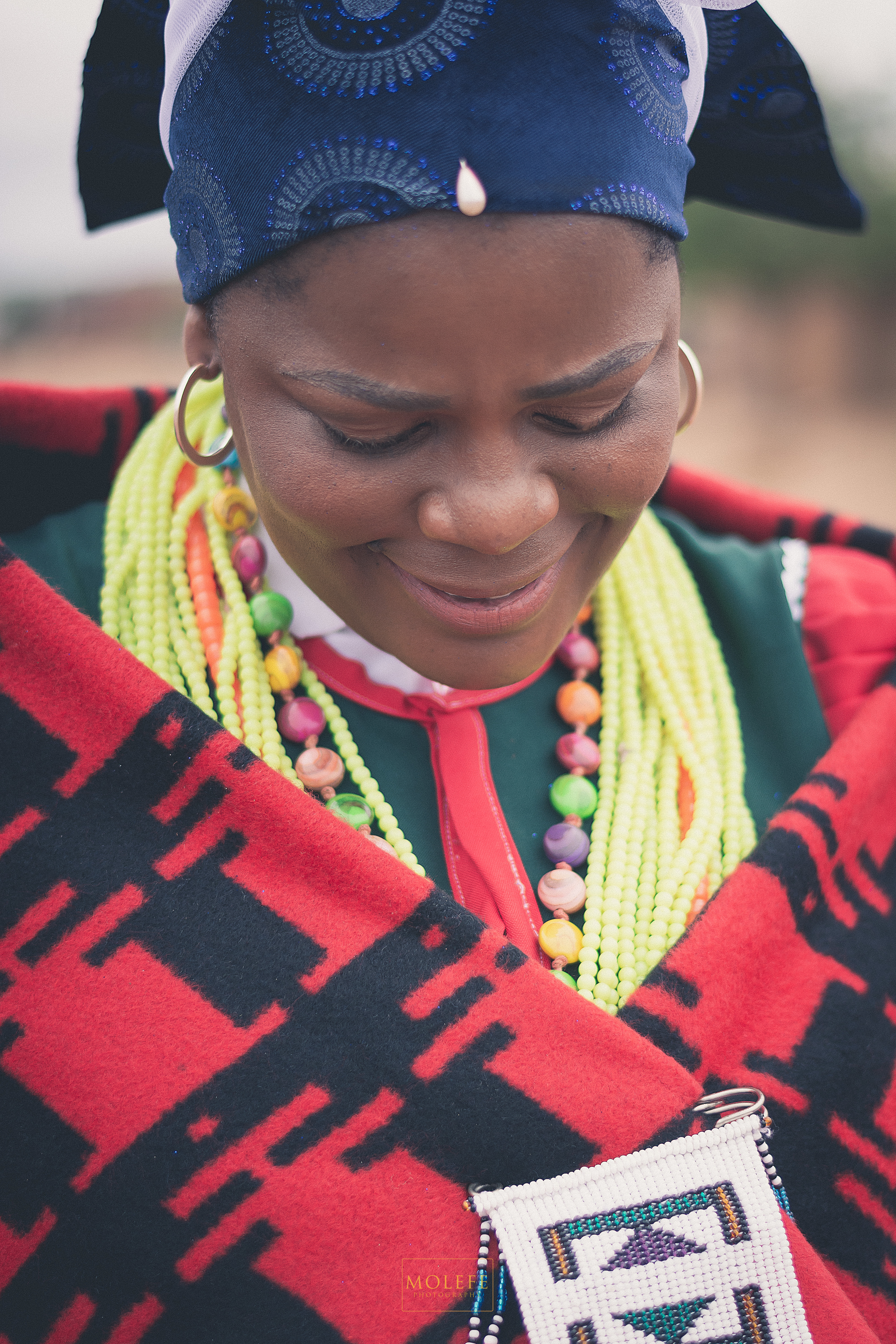 Traditional wedding portrait